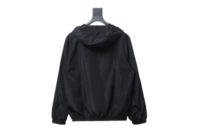 Moncler ss24 solid color embroidered sticker nylon drawstring zipper sun protection jacket jacket 02