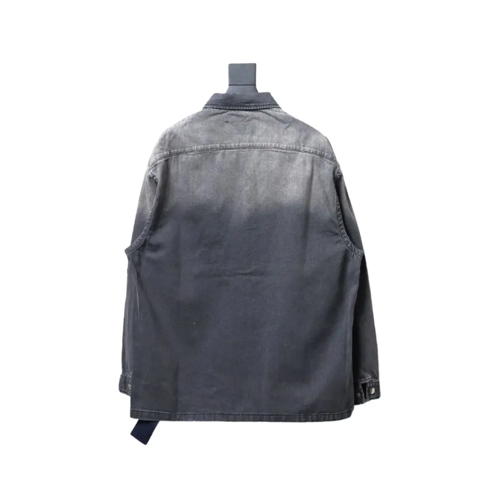  Prada 23FW denim zipper Denim jacket