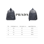  Prada 23FW denim zipper Denim jacket