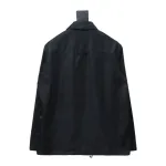 Prada 23Fw double zipper jacket with triangle pocket