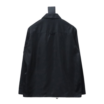  Prada 23Fw double zipper jacket with triangle pocket 02