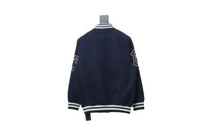 Prada 24FW canvas grain quilted baseball jacket 02