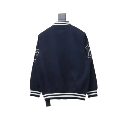 Prada 24FW canvas grain quilted baseball jacket 02