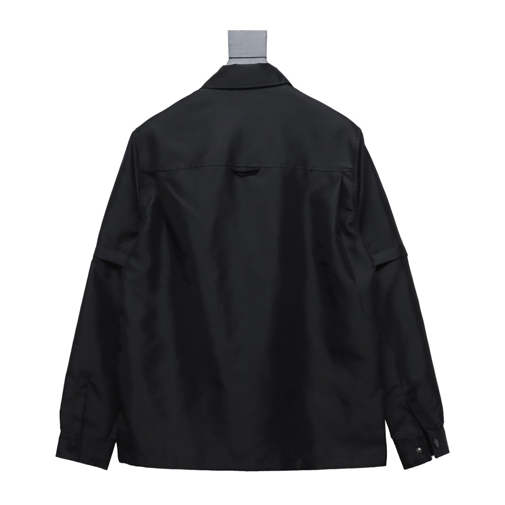  Prada 24Fw detachable heavy nylon work jacket