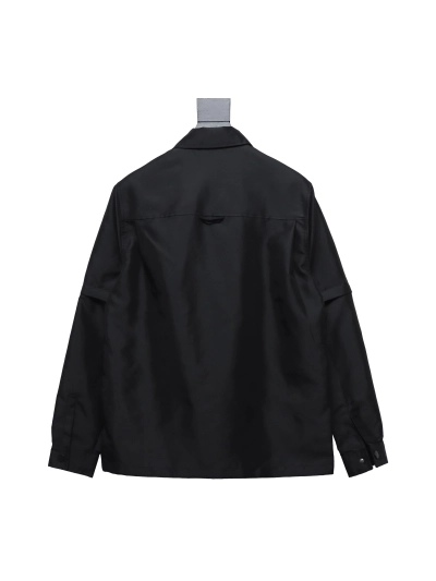 Prada 24Fw detachable heavy nylon work jacket 02