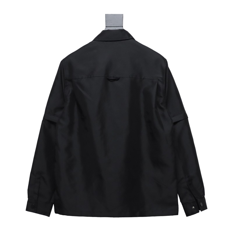  Prada 24Fw detachable heavy nylon work jacket