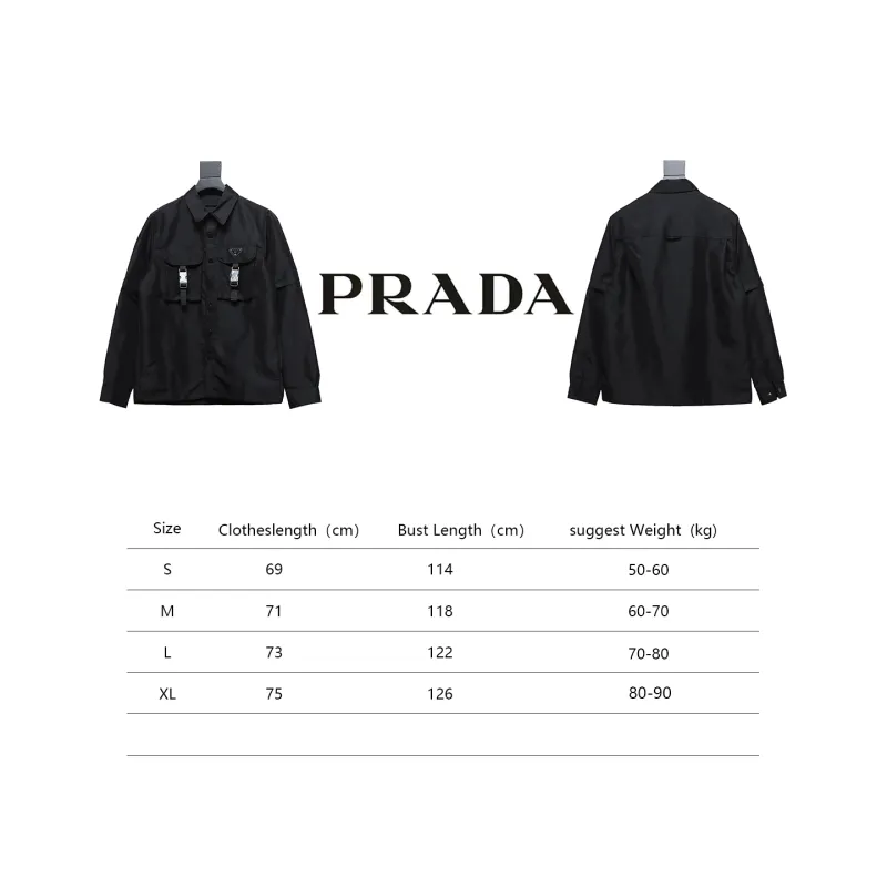  Prada 24Fw detachable heavy nylon work jacket