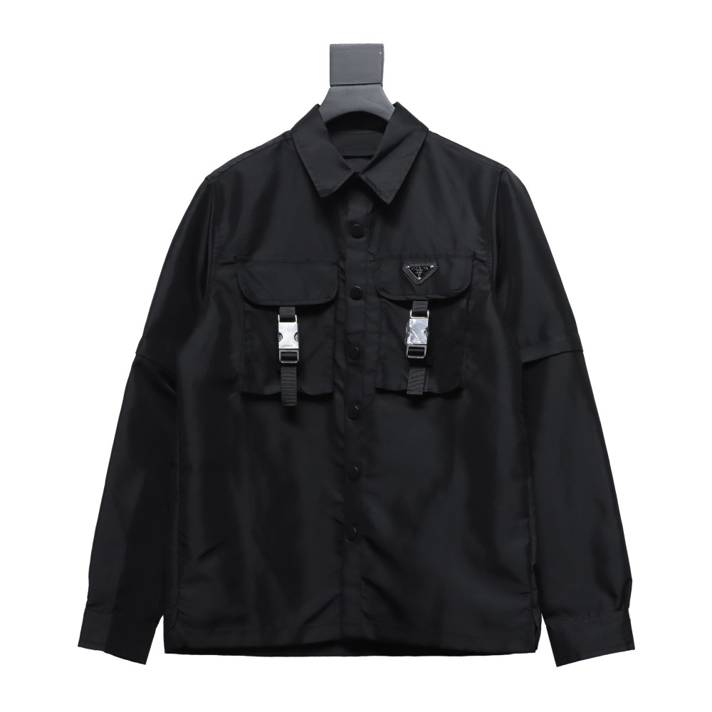  Prada 24Fw detachable heavy nylon work jacket