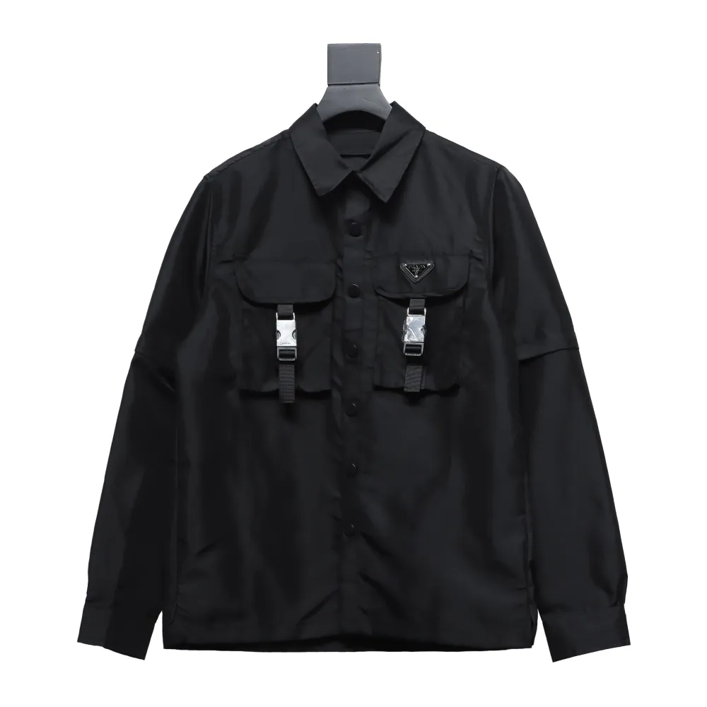  Prada 24Fw detachable heavy nylon work jacket