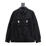  Prada 24Fw detachable heavy nylon work jacket