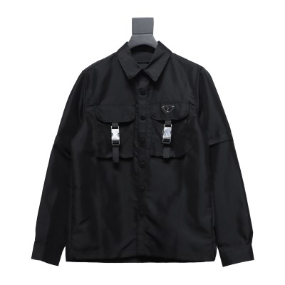  Prada 24Fw detachable heavy nylon work jacket 01