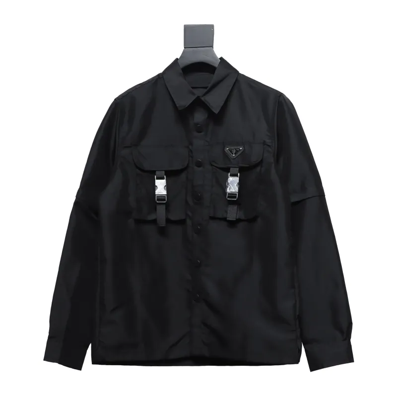  Prada 24Fw detachable heavy nylon work jacket