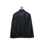  Prada 24Fw Re-Nylon shirt jacket with triangle logo on pockets