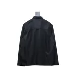 Prada 24Fw Re-Nylon shirt jacket with triangle logo on pockets