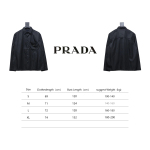  Prada 24Fw Re-Nylon shirt jacket with triangle logo on pockets