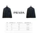 Prada 24Fw Re-Nylon shirt jacket with triangle logo on pockets