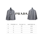  Prada 24FW wool and mohair shirt jacket