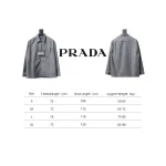 Prada 24FW wool and mohair shirt jacket