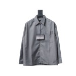  Prada 24FW wool and mohair shirt jacket