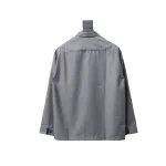  Prada 24FW wool and mohair shirt jacket