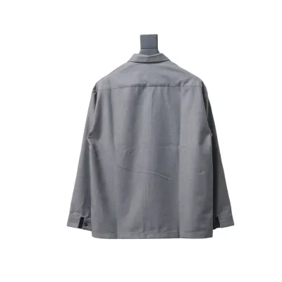 Prada 24FW wool and mohair shirt jacket 02
