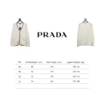 Prada 24FW wool striped knitted cardigan Sweater