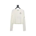  Prada 24ss classic logo print long-sleeve t-shirt 1901