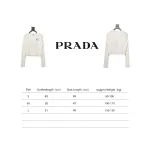  Prada 24ss classic logo print long-sleeve t-shirt 1901