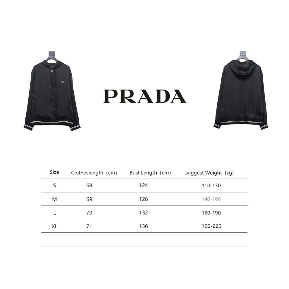  Prada 24SS hooded jacket with silk webbing hem 1901