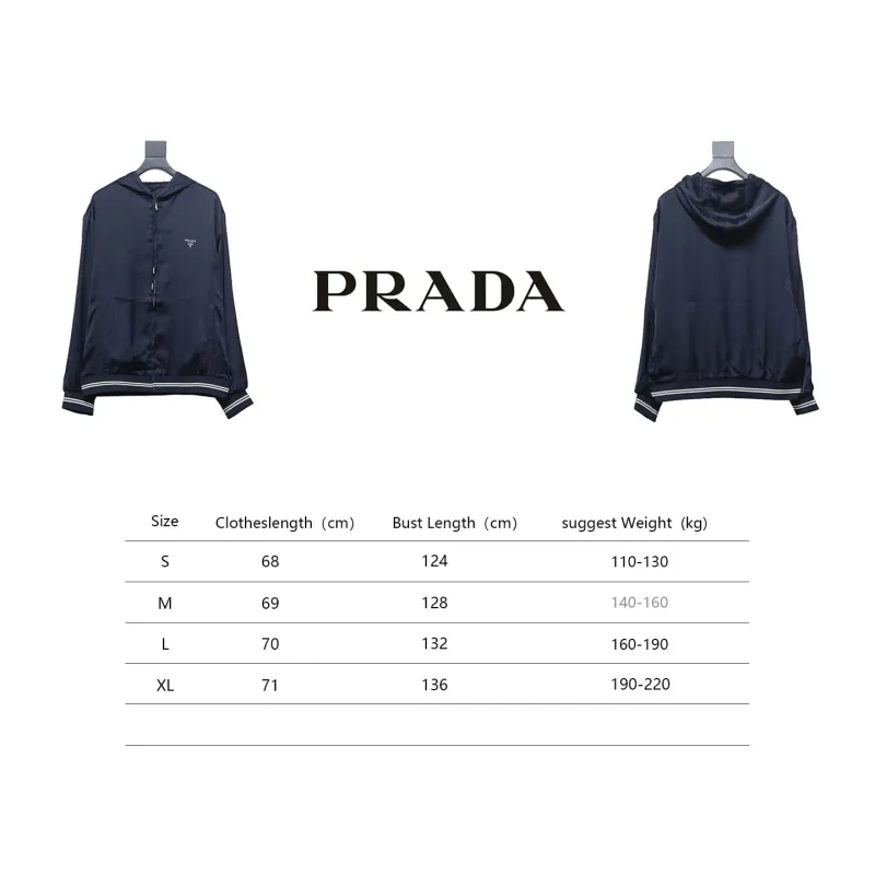  Prada 24SS hooded jacket with silk webbing hem 1902