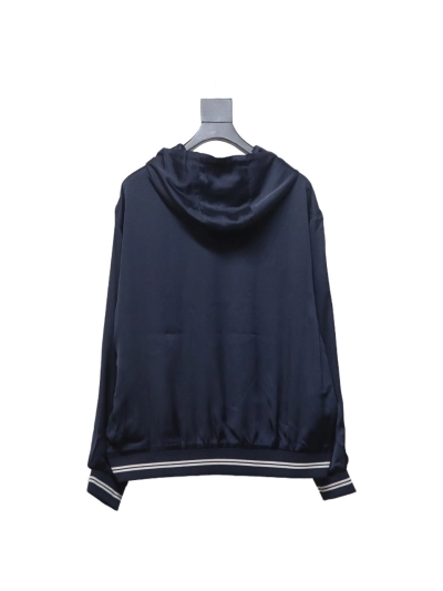 Prada 24SS hooded jacket with silk webbing hem 1902 02