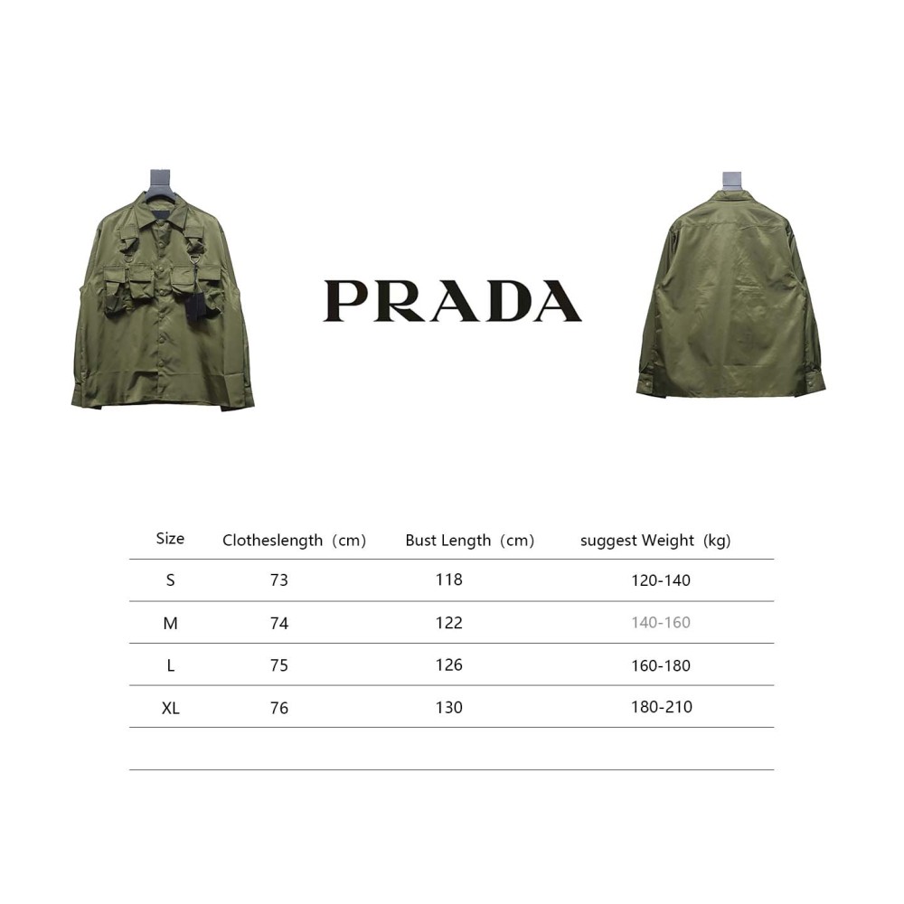  Prada 24SS nylon work jacket with multiple pockets 1901
