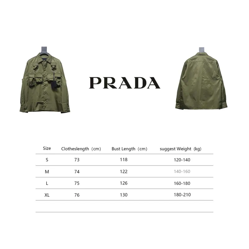  Prada 24SS nylon work jacket with multiple pockets 1901