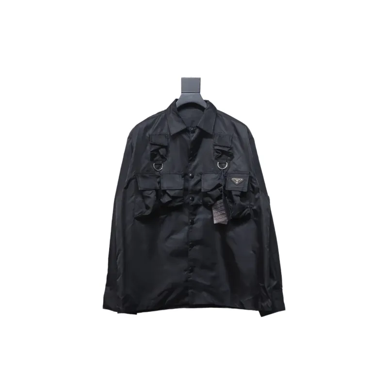 Prada 24SS nylon work jacket with multiple pockets 1902