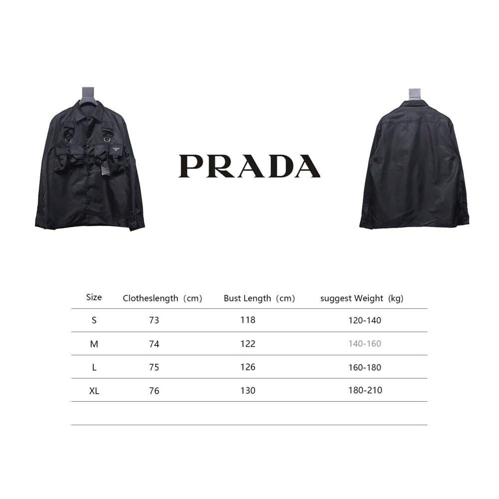 Prada 24SS nylon work jacket with multiple pockets 1902