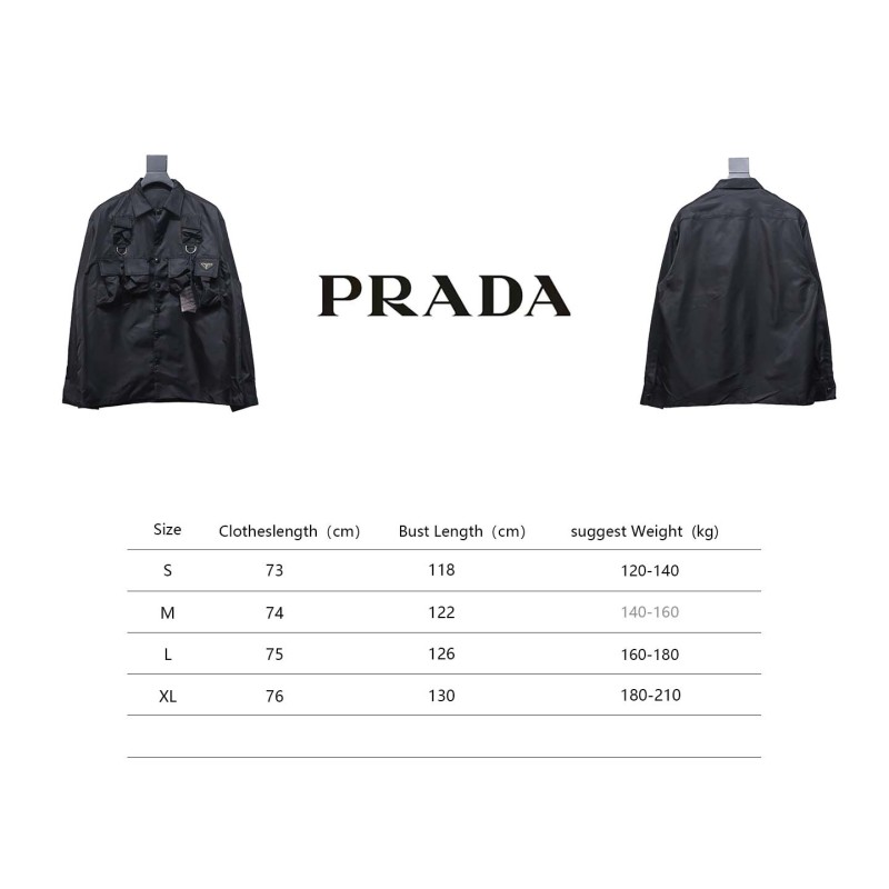  Prada 24SS nylon work jacket with multiple pockets 1902