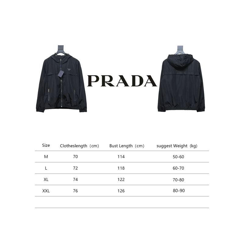  Prada badge zipper jacket 1901
