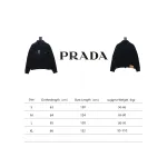 Prada corduroy jacket with triangle logo on hem