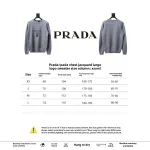 Prada floral logo sweater with large chest logo 1901