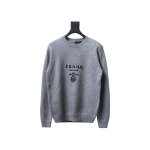  Prada floral logo sweater with large chest logo 1901
