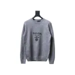 Prada floral logo sweater with large chest logo 1901
