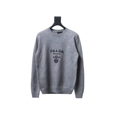 Prada floral logo sweater with large chest logo 1901 01