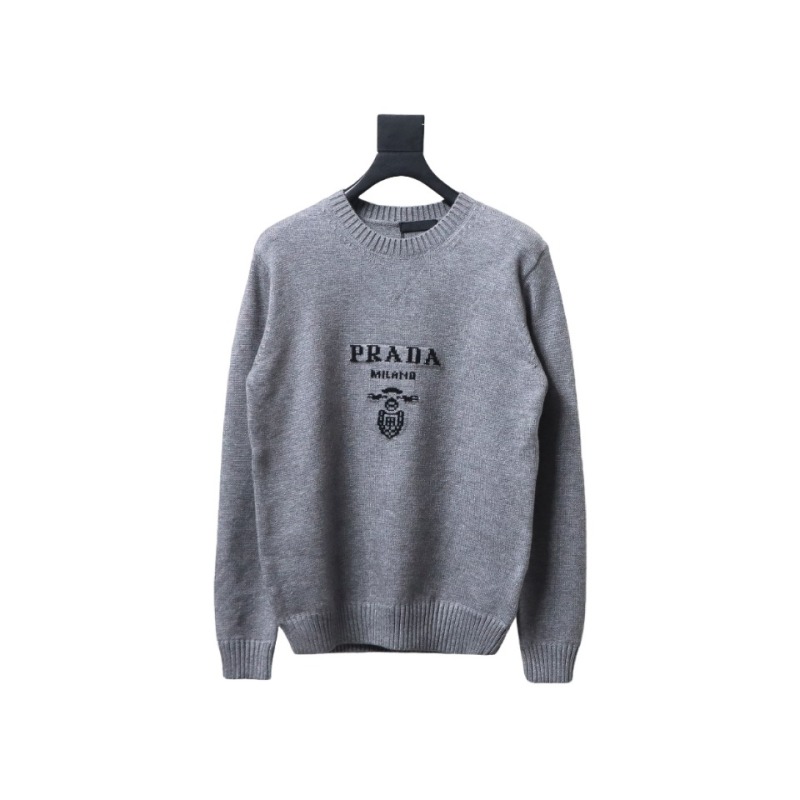  Prada floral logo sweater with large chest logo 1901