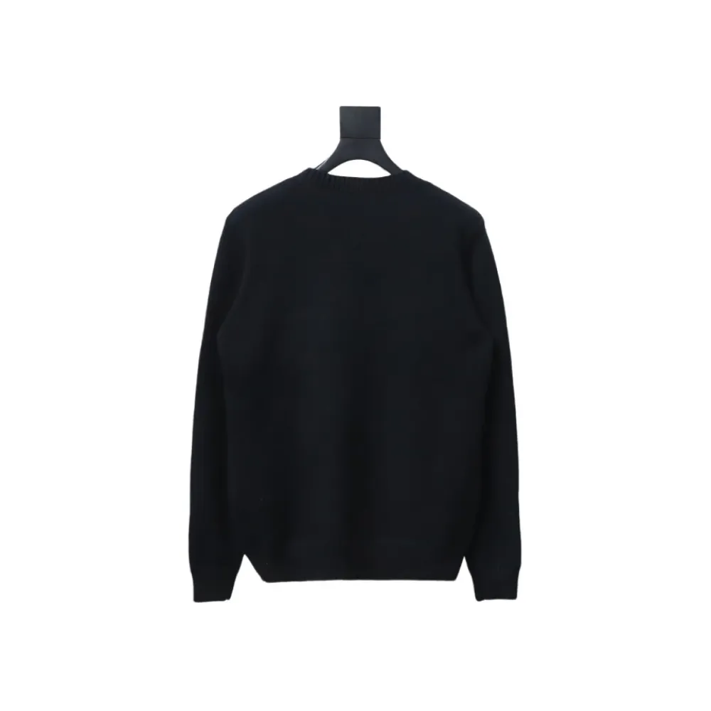 Prada floral logo sweater with large chest logo 1902