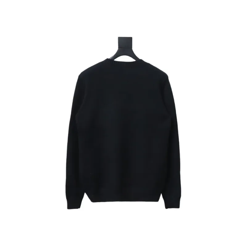 Prada floral logo sweater with large chest logo 1902