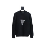  Prada floral logo sweater with large chest logo 1902