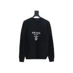 Prada floral logo sweater with large chest logo 1902