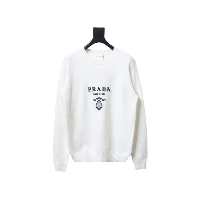  Prada floral logo sweater with large chest logo 1903
