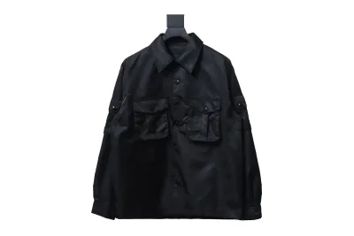 Prada multi-pocket shirt functional jacket 01