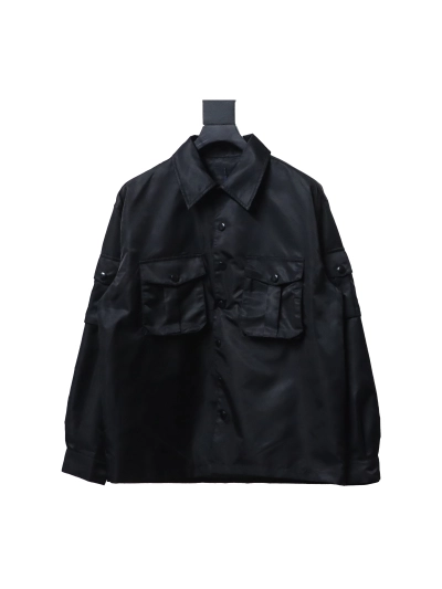 Prada multi-pocket shirt functional jacket 01